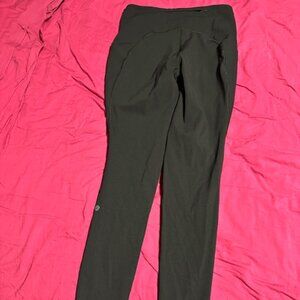 Lululemon Black base pace fleece lined leggings size 8